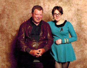 My cosplay and photo op with William Shatner